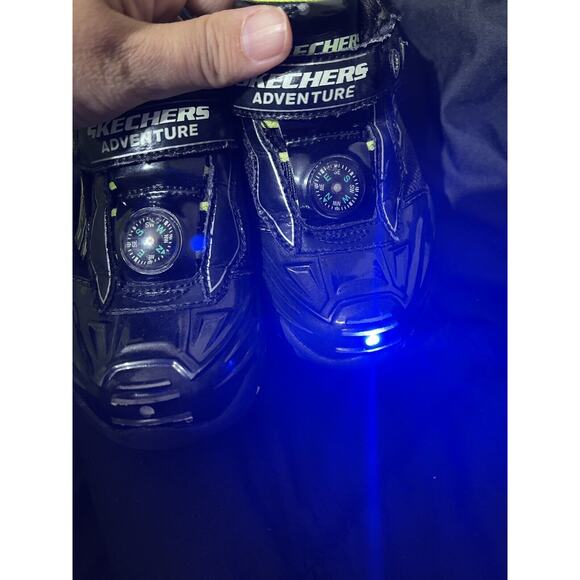 Skechers HOT-LIGHTS Damager II Adventurer Shoe Sneaker Boys Toddler Sz 11.5 READ - Picture 9 of 9